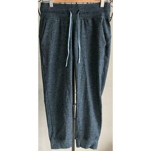 Lululemon Women’s Heather Grey Soft Jersey Joggers Activewear Size 4 Excellen